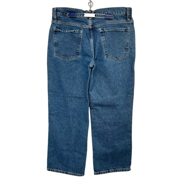 Free People Dropped Boyfriend Relaxed Fit Rigid Ankle Jeans Women’s 30 - Picture 3 of 9